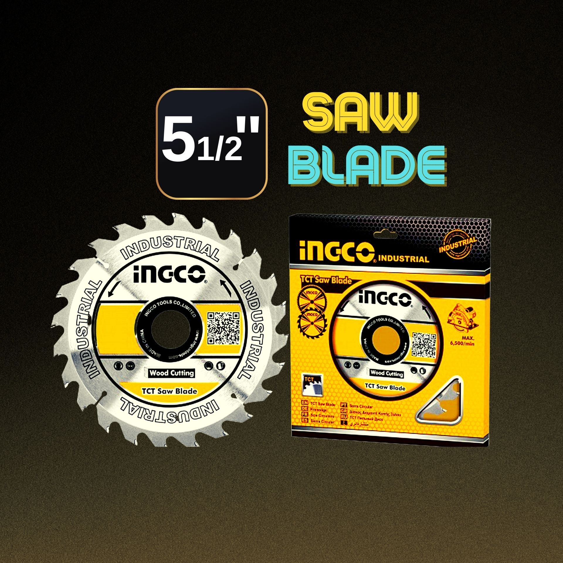 INGCO 5-1/2" TCT CIRCULAR SAW BLADE