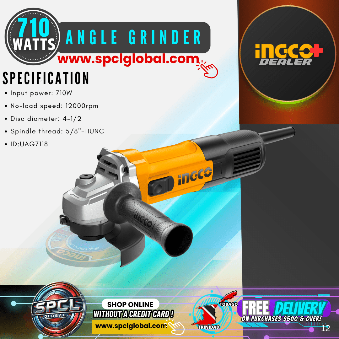 4-1/2" ANGLE GRINDER 710W