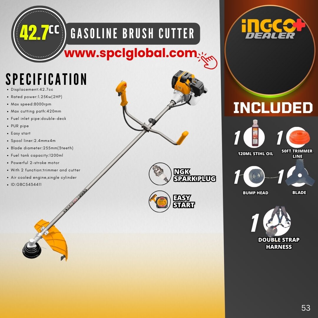 42.7CC GASOLINE BRUSH CUTTER