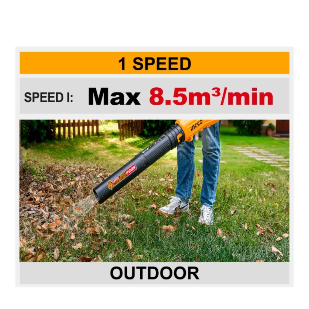 INGCO 20V Cordless Monster Blower – High Power Air Blower (Tool Only) - Image 2
