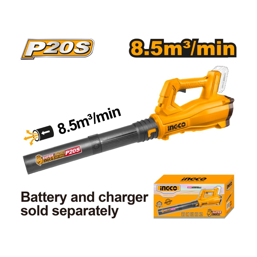 INGCO 20V Cordless Monster Blower – High Power Air Blower (Tool Only) - Image 3