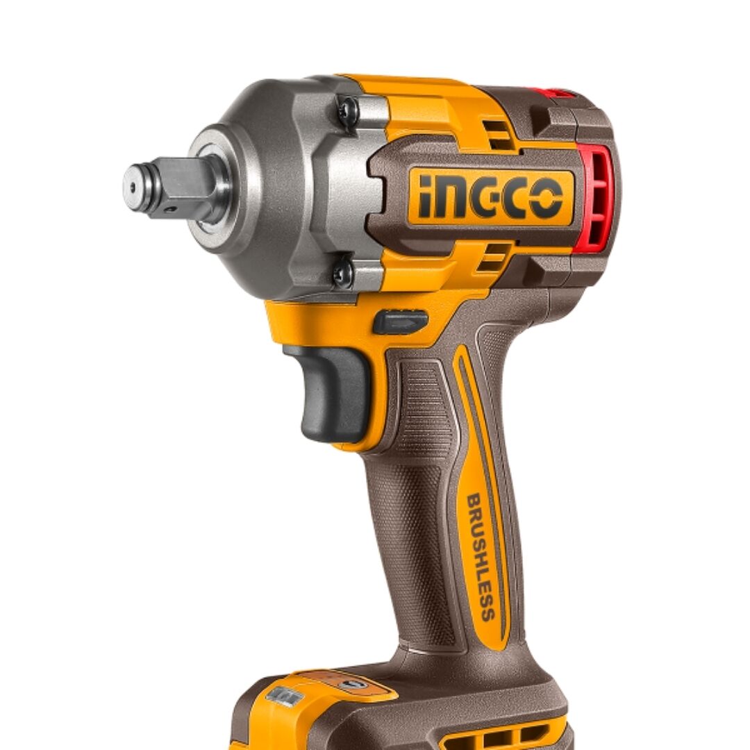 INGCO 20V Brushless 5Pc Cordless Tool Combo Kit โ Drill, Impact Wrench, Rotary Hammer, Grinder & Work Light | 2 Batteries - Image 2