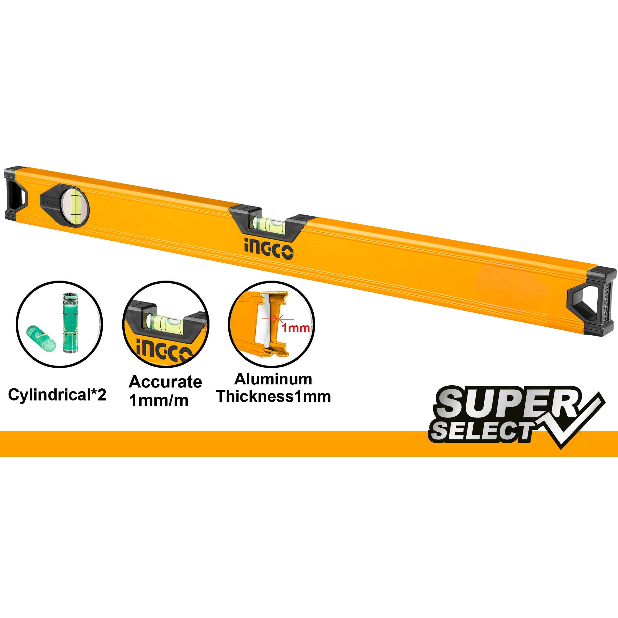 INGCO SPIRIT LEVEL 60CM
