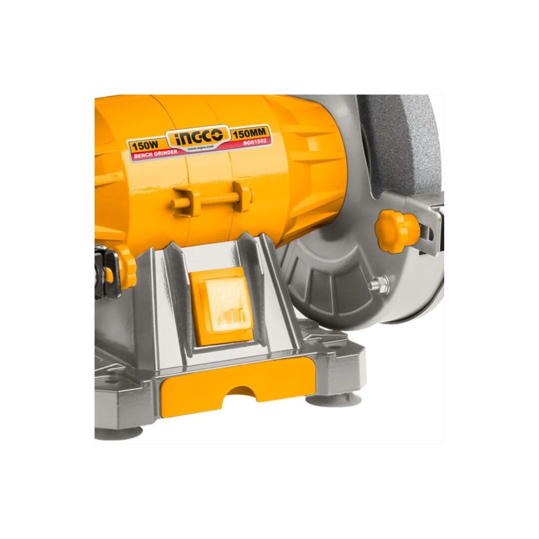 INGCO 6” Bench Grinder 150W – Heavy Duty Grinding & Sharpening Machine - Image 3