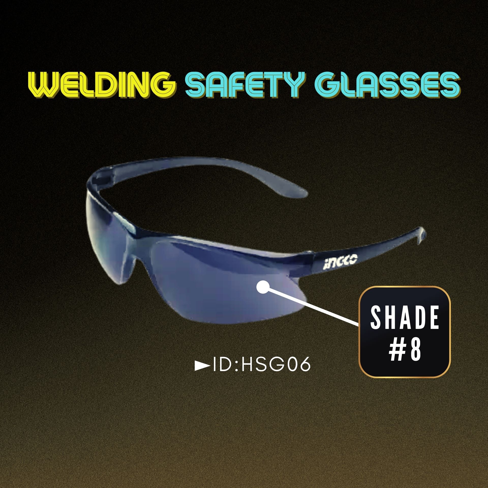 SAFETY GLASSES SHADE#8