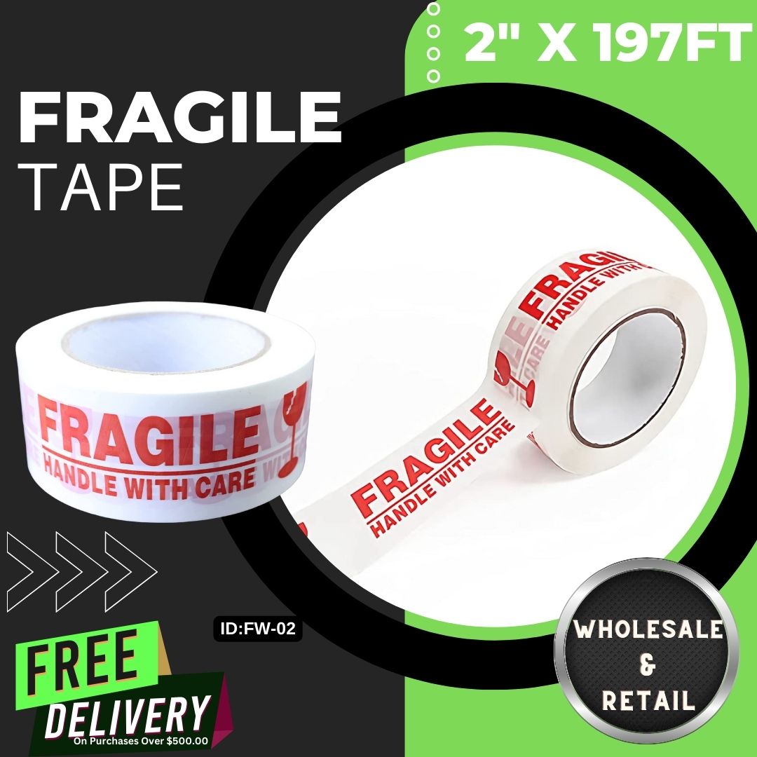 FRAGILE TAPE 2" X 197FT