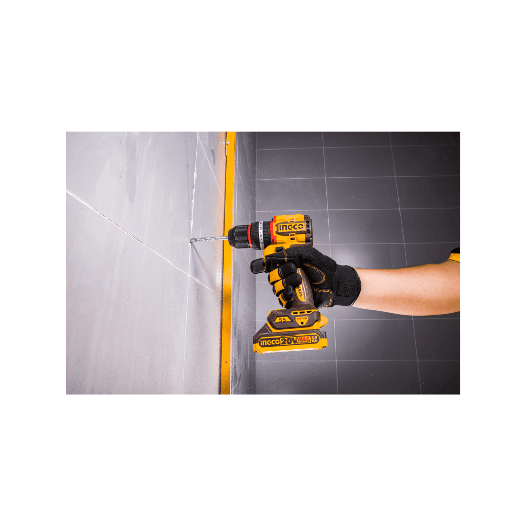 INGCO 20V Compact Brushless Cordless Impact Drill – Battery and Charger Sold Separately - Image 2